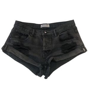 One Teaspoon Black Bandit shorts